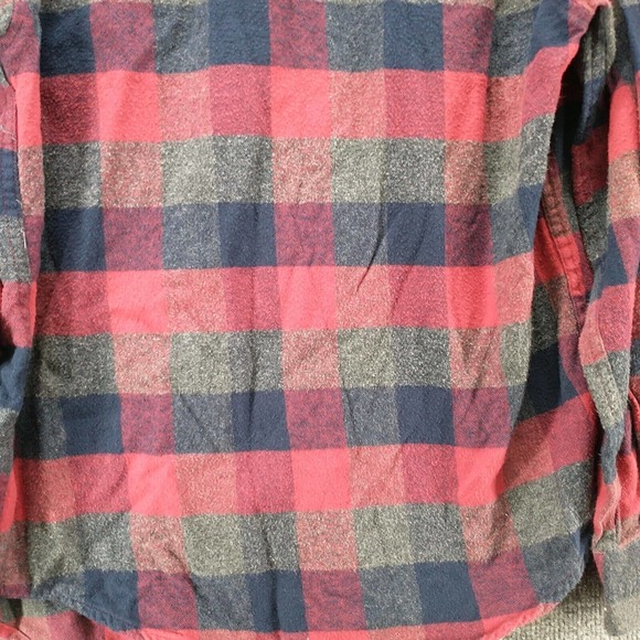 Tallwoods Bruno Milano Men's Flannel Button-Up Shirt Multi Small Check Cotton - Picture 7 of 13